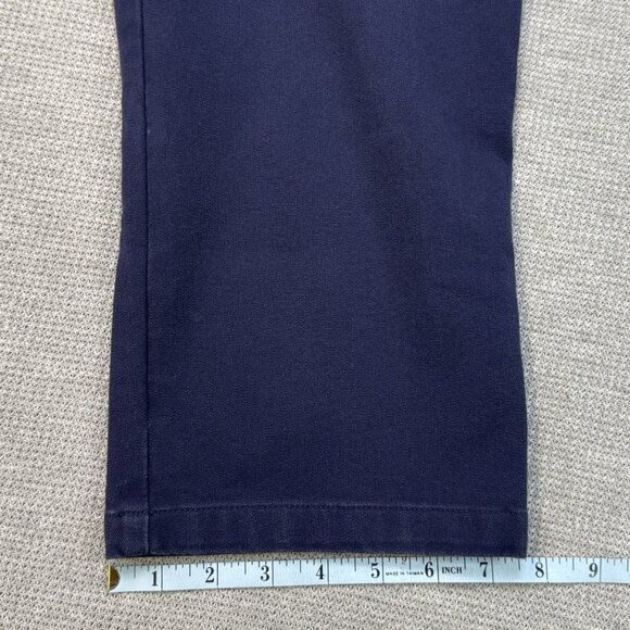 Lauren Jeans Ralph L Womens Blue Pants Zip Pockets Straight Leg Mid Rise Size 4 - Picture 11 of 11